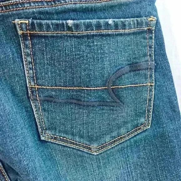American Eagle Outfitters Size 4 skinny stretch low rise jeans - Picture 10 of 16